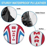 Madrid Flag Spare Tire Cover Autonomous Community of Spain - Wonder Print Shop