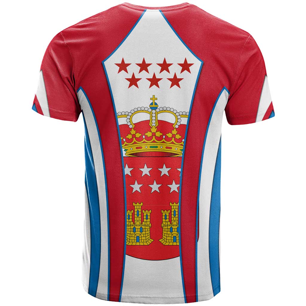 Madrid Flag T Shirt Autonomous Community of Spain - Wonder Print Shop