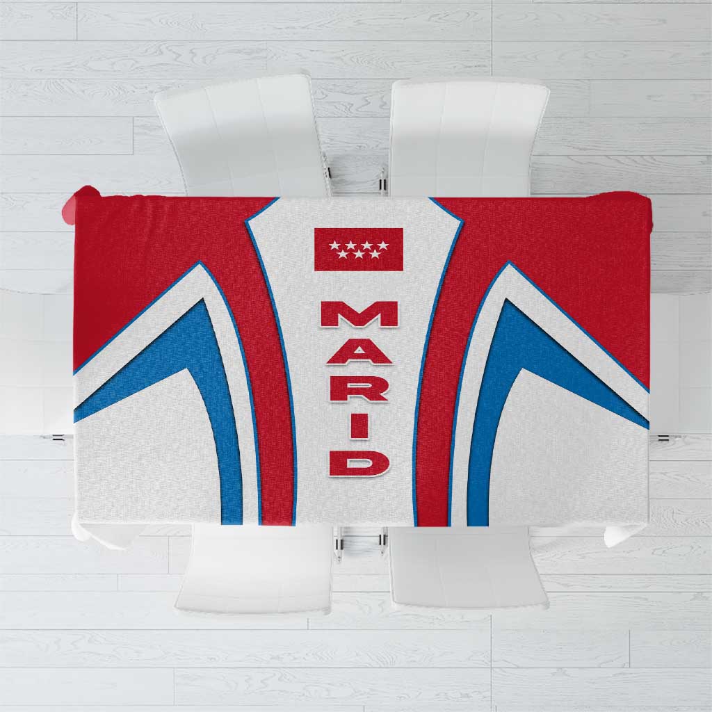 Madrid Flag Tablecloth Autonomous Community of Spain - Wonder Print Shop