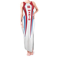 Madrid Flag Tank Maxi Dress Autonomous Community of Spain - Wonder Print Shop