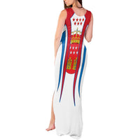 Madrid Flag Tank Maxi Dress Autonomous Community of Spain - Wonder Print Shop