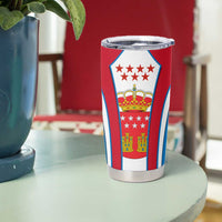 Madrid Flag Tumbler Cup Autonomous Community of Spain - Wonder Print Shop