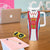Madrid Flag Tumbler With Handle Autonomous Community of Spain - Wonder Print Shop