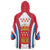 Madrid Flag Wearable Blanket Hoodie Autonomous Community of Spain - Wonder Print Shop