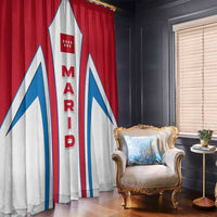 Madrid Flag Window Curtain Autonomous Community of Spain - Wonder Print Shop
