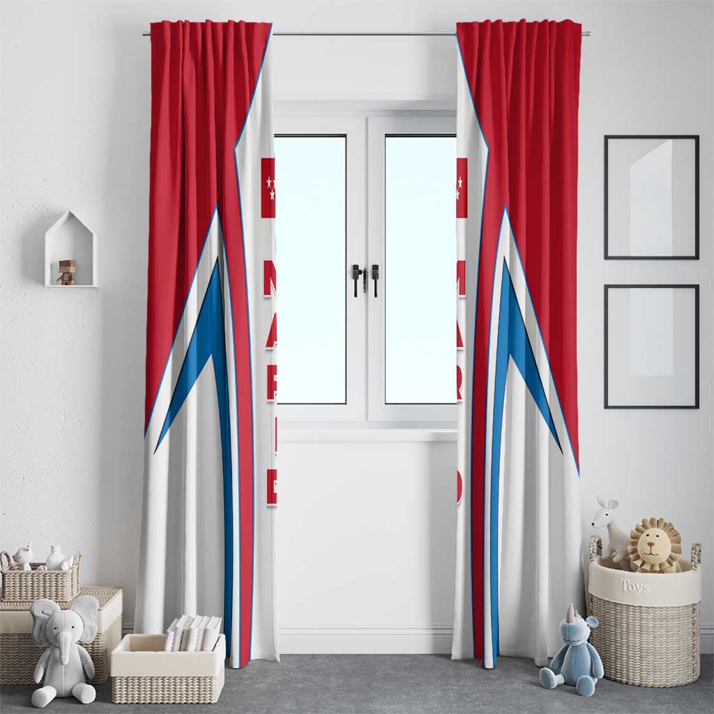 Madrid Flag Window Curtain Autonomous Community of Spain - Wonder Print Shop