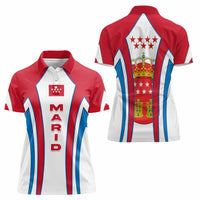 Madrid Flag Women Polo Shirt Autonomous Community of Spain - Wonder Print Shop
