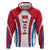 Madrid Flag Zip Hoodie Autonomous Community of Spain - Wonder Print Shop
