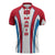 Madrid Flag Zipper Polo Shirt Autonomous Community of Spain - Wonder Print Shop