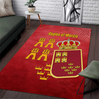 Region of Murcia Flag Area Rug Autonomous Community of Spain - Wonder Print Shop