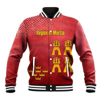 Region of Murcia Flag Baseball Jacket Autonomous Community of Spain - Wonder Print Shop