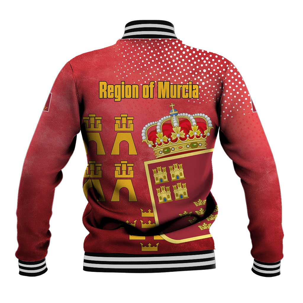 Region of Murcia Flag Baseball Jacket Autonomous Community of Spain - Wonder Print Shop