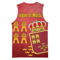 Region of Murcia Flag Basketball Jersey Autonomous Community of Spain - Wonder Print Shop
