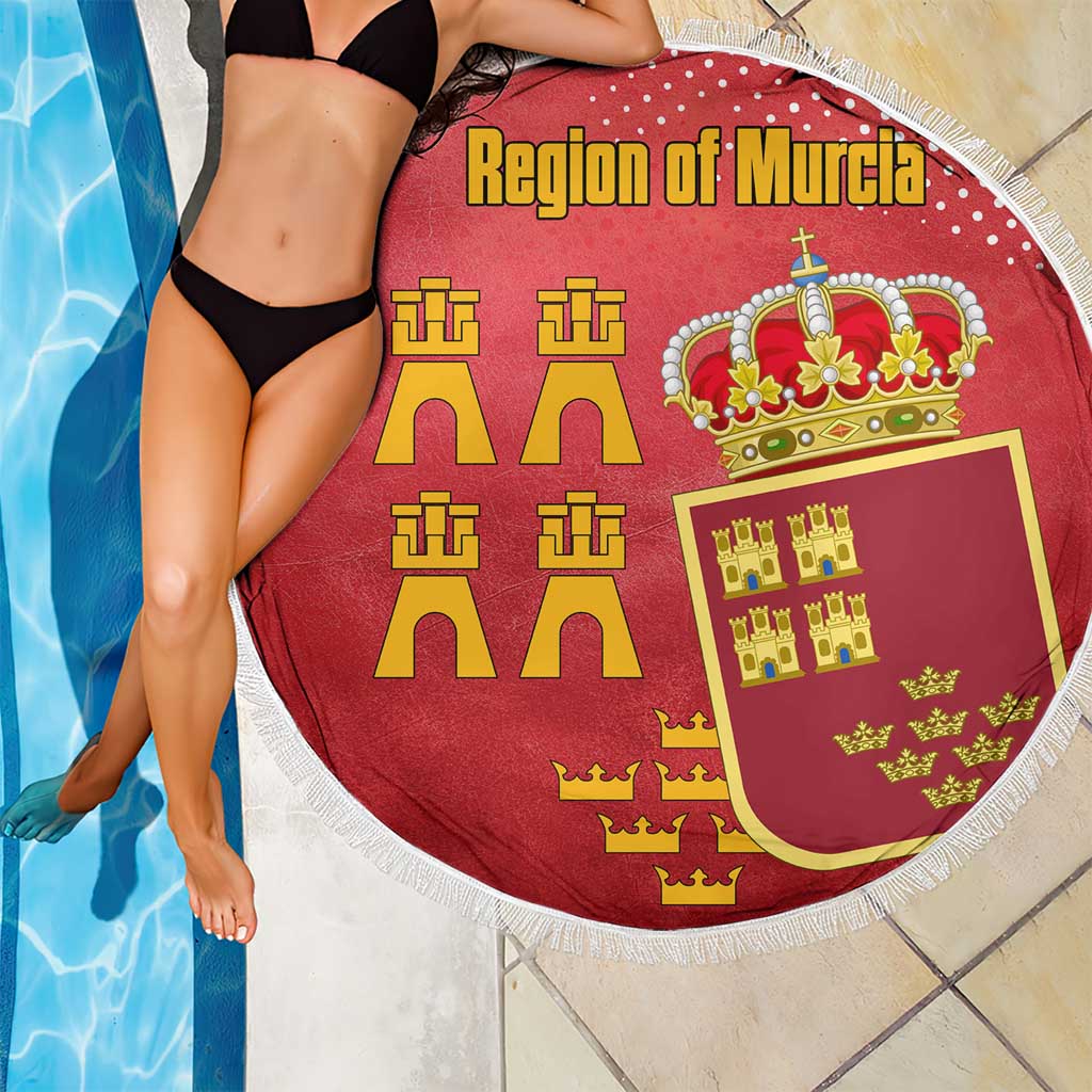 Region of Murcia Flag Beach Blanket Autonomous Community of Spain - Wonder Print Shop