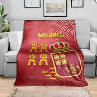 Region of Murcia Flag Blanket Autonomous Community of Spain - Wonder Print Shop