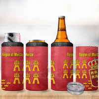 Region of Murcia Flag 4 in 1 Can Cooler Tumbler Autonomous Community of Spain - Wonder Print Shop
