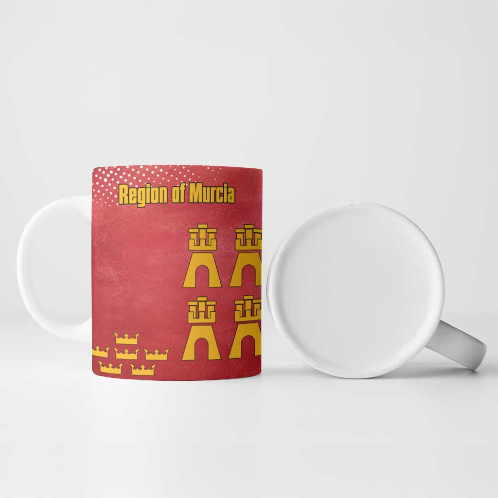 Region of Murcia Flag Ceramic Mug Autonomous Community of Spain - Wonder Print Shop