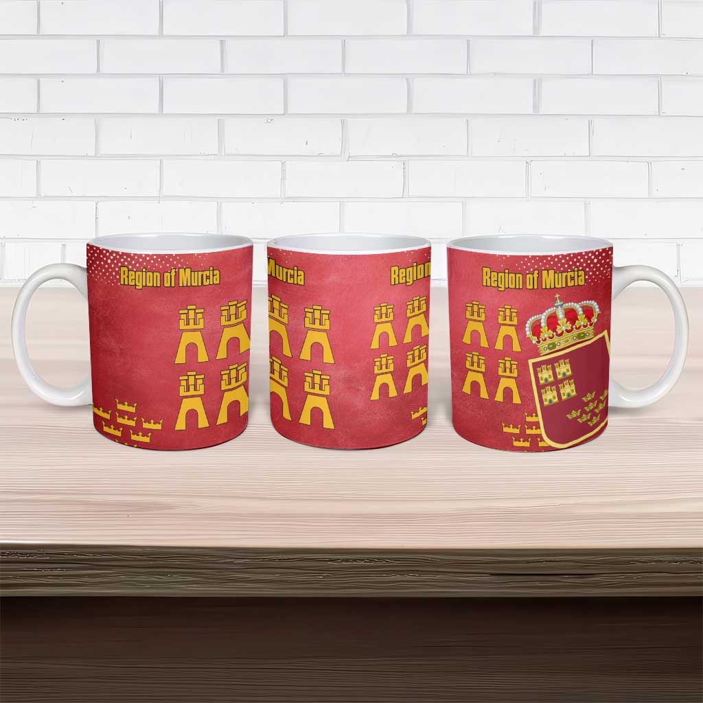 Region of Murcia Flag Ceramic Mug Autonomous Community of Spain - Wonder Print Shop
