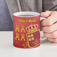 Region of Murcia Flag Ceramic Mug Autonomous Community of Spain - Wonder Print Shop