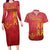 Region of Murcia Flag Couples Matching Long Sleeve Bodycon Dress and Hawaiian Shirt Autonomous Community of Spain - Wonder Print Shop