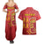 Region of Murcia Flag Couples Matching Summer Maxi Dress and Hawaiian Shirt Autonomous Community of Spain - Wonder Print Shop