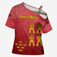 Region of Murcia Flag Cross Shoulder Shirt Autonomous Community of Spain - Wonder Print Shop