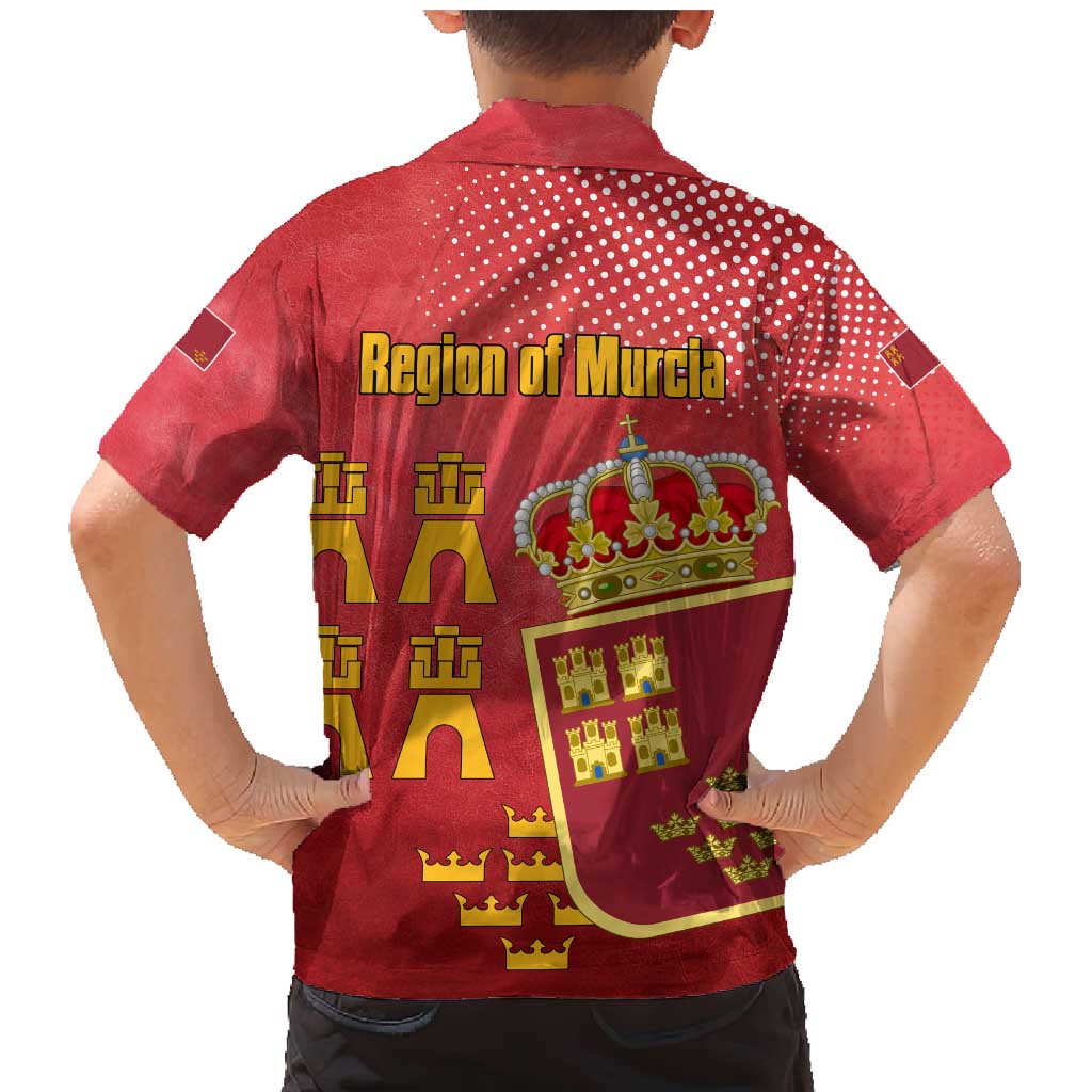Region of Murcia Flag Family Matching Mermaid Dress and Hawaiian Shirt Autonomous Community of Spain - Wonder Print Shop