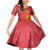 Region of Murcia Flag Family Matching Off Shoulder Short Dress and Hawaiian Shirt Autonomous Community of Spain - Wonder Print Shop