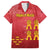 Region of Murcia Flag Family Matching Short Sleeve Bodycon Dress and Hawaiian Shirt Autonomous Community of Spain - Wonder Print Shop