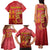 Region of Murcia Flag Family Matching Tank Maxi Dress and Hawaiian Shirt Autonomous Community of Spain - Wonder Print Shop