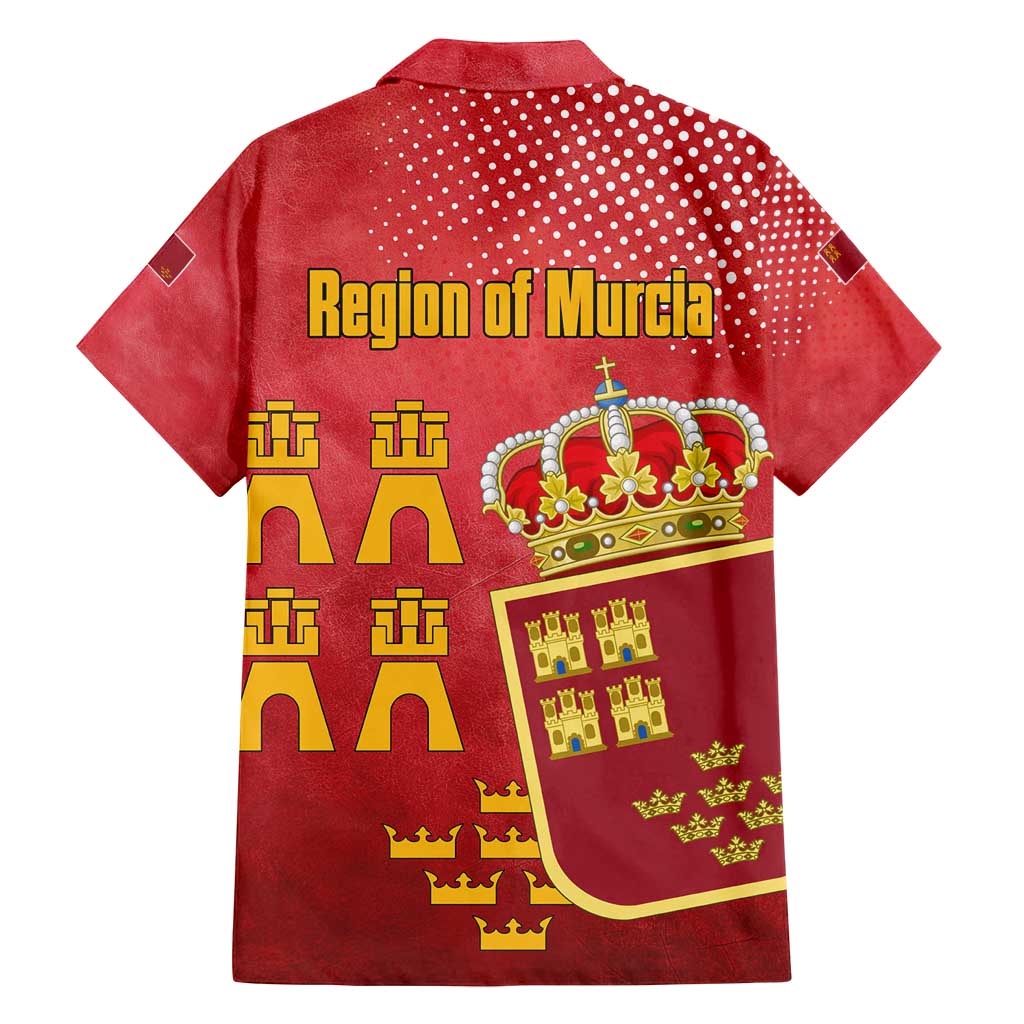 Region of Murcia Flag Family Matching Tank Maxi Dress and Hawaiian Shirt Autonomous Community of Spain - Wonder Print Shop