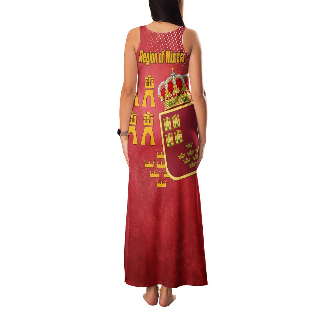 Region of Murcia Flag Family Matching Tank Maxi Dress and Hawaiian Shirt Autonomous Community of Spain - Wonder Print Shop