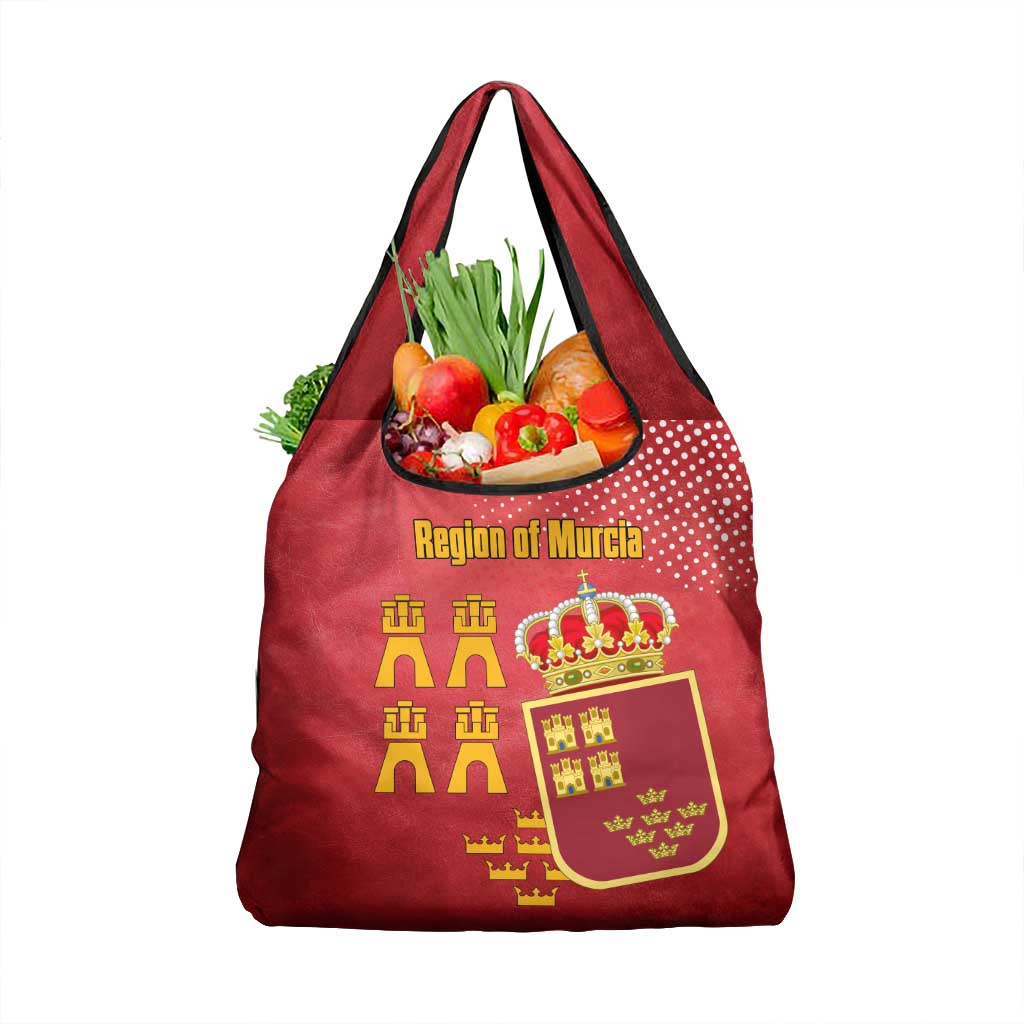 Region of Murcia Flag Grocery Bag Autonomous Community of Spain - Wonder Print Shop