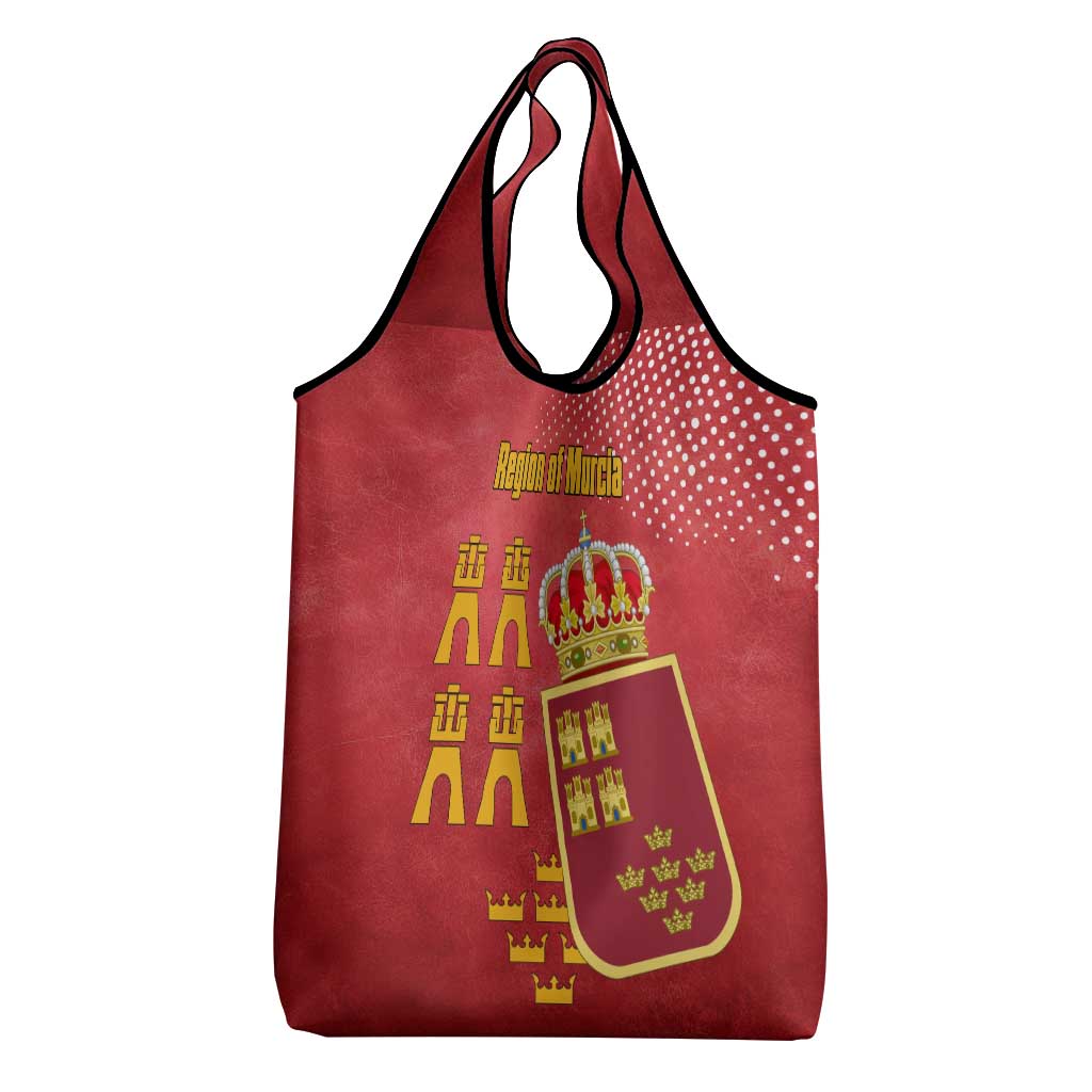 Region of Murcia Flag Grocery Bag Autonomous Community of Spain - Wonder Print Shop