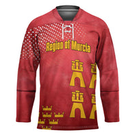 Region of Murcia Flag Hockey Jersey Autonomous Community of Spain - Wonder Print Shop