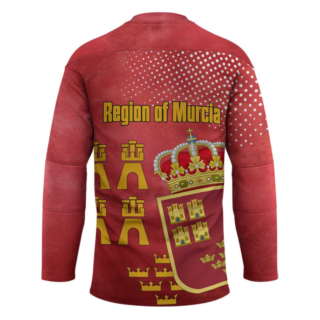 Region of Murcia Flag Hockey Jersey Autonomous Community of Spain - Wonder Print Shop