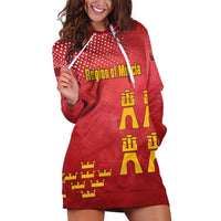 Region of Murcia Flag Hoodie Dress Autonomous Community of Spain - Wonder Print Shop