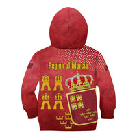 Region of Murcia Flag Kid Hoodie Autonomous Community of Spain - Wonder Print Shop