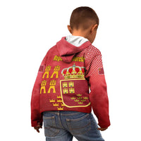 Region of Murcia Flag Kid Hoodie Autonomous Community of Spain - Wonder Print Shop