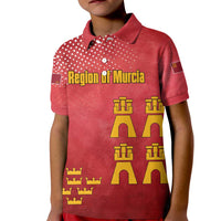 Region of Murcia Flag Kid Polo Shirt Autonomous Community of Spain - Wonder Print Shop
