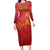 Region of Murcia Flag Long Sleeve Bodycon Dress Autonomous Community of Spain - Wonder Print Shop