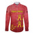Region of Murcia Flag Long Sleeve Button Shirt Autonomous Community of Spain - Wonder Print Shop