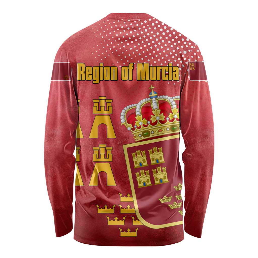 Region of Murcia Flag Long Sleeve Shirt Autonomous Community of Spain - Wonder Print Shop