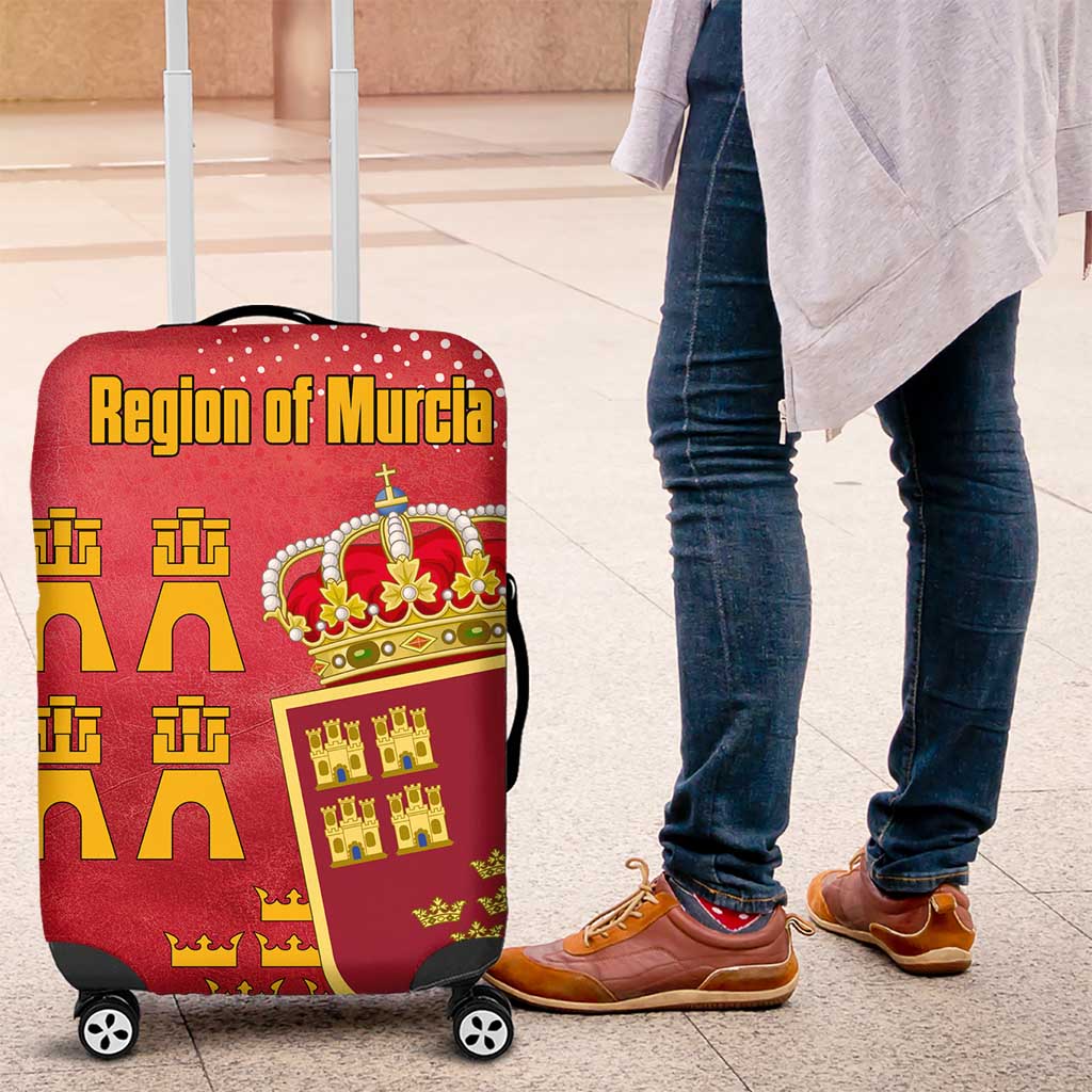 Region of Murcia Flag Luggage Cover Autonomous Community of Spain - Wonder Print Shop