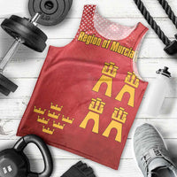 Region of Murcia Flag Men Tank Top Autonomous Community of Spain - Wonder Print Shop