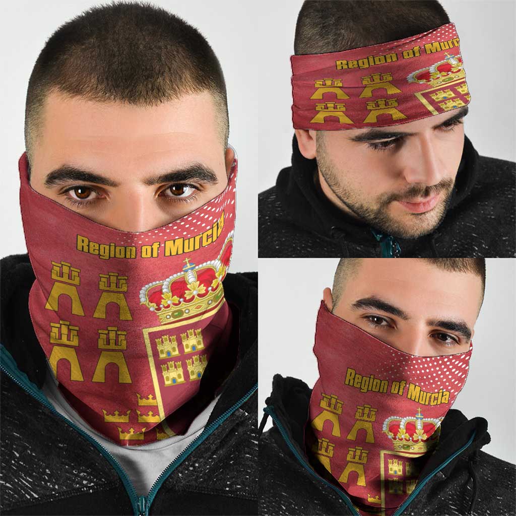 Region of Murcia Flag Neck Gaiter Autonomous Community of Spain - Wonder Print Shop