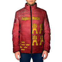 Region of Murcia Flag Padded Jacket Autonomous Community of Spain - Wonder Print Shop