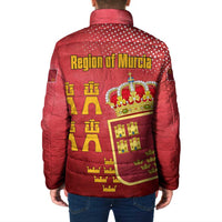 Region of Murcia Flag Padded Jacket Autonomous Community of Spain - Wonder Print Shop