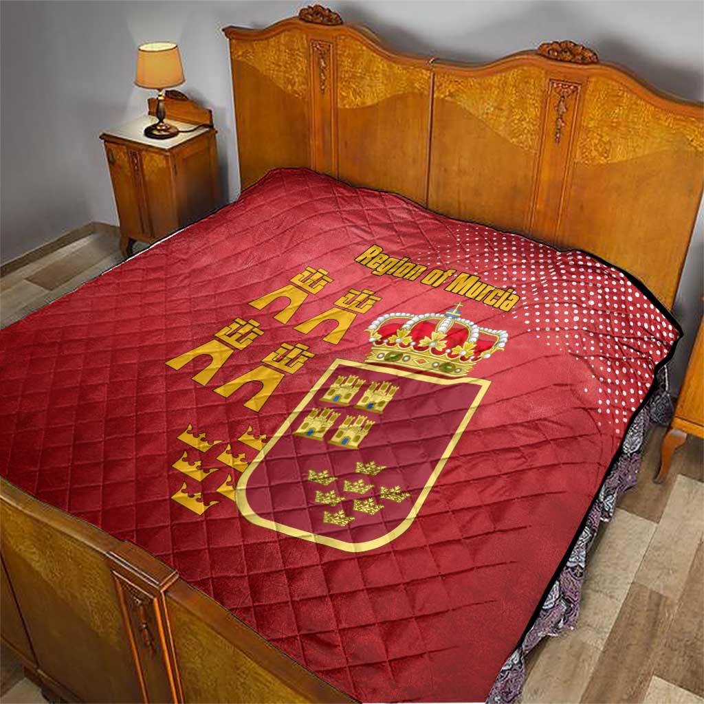 Region of Murcia Flag Quilt Autonomous Community of Spain - Wonder Print Shop