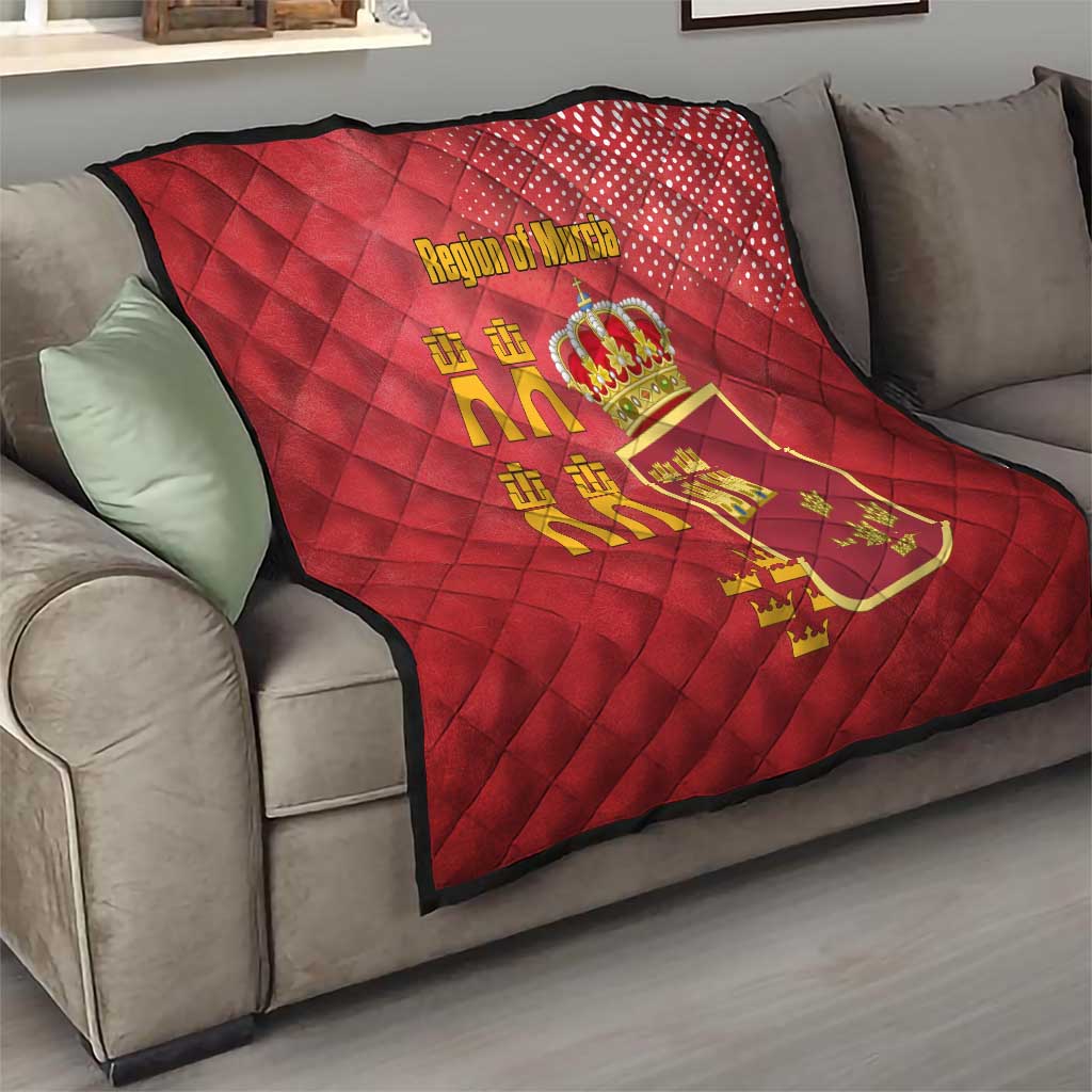 Region of Murcia Flag Quilt Autonomous Community of Spain - Wonder Print Shop